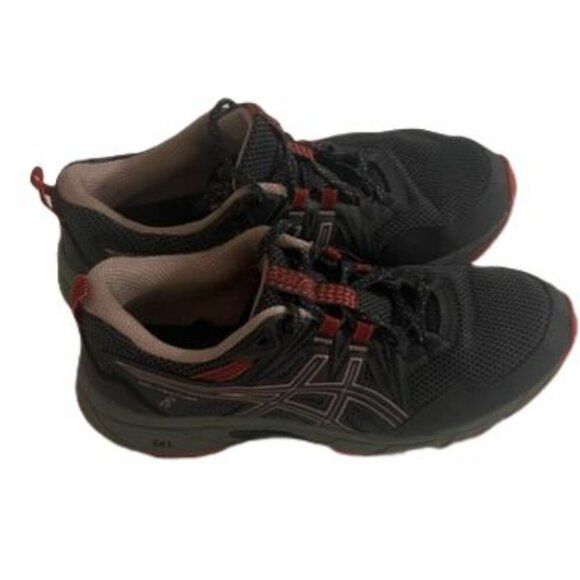 Asics Gel-Venture Women's 8 Grey and Red Trail Running Sneakers, Size 8 - Picture 6 of 7